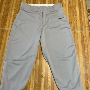 Nike Valor Select Men’s Gray Baseball Pants BQ6432-052 Size Large New With Tags
